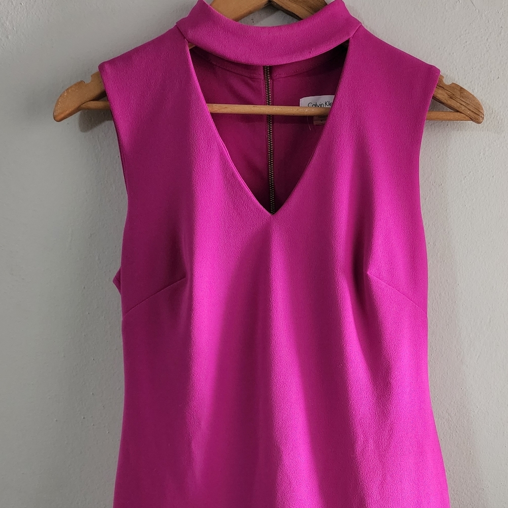 Calvin Klein Magenta Dress